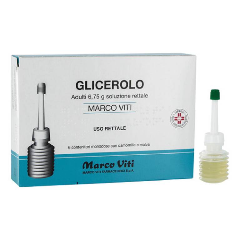 GLICEROLO MV*6MONODOSI 6,75G GLICEROLO MV*6MONODOSI 6,75G