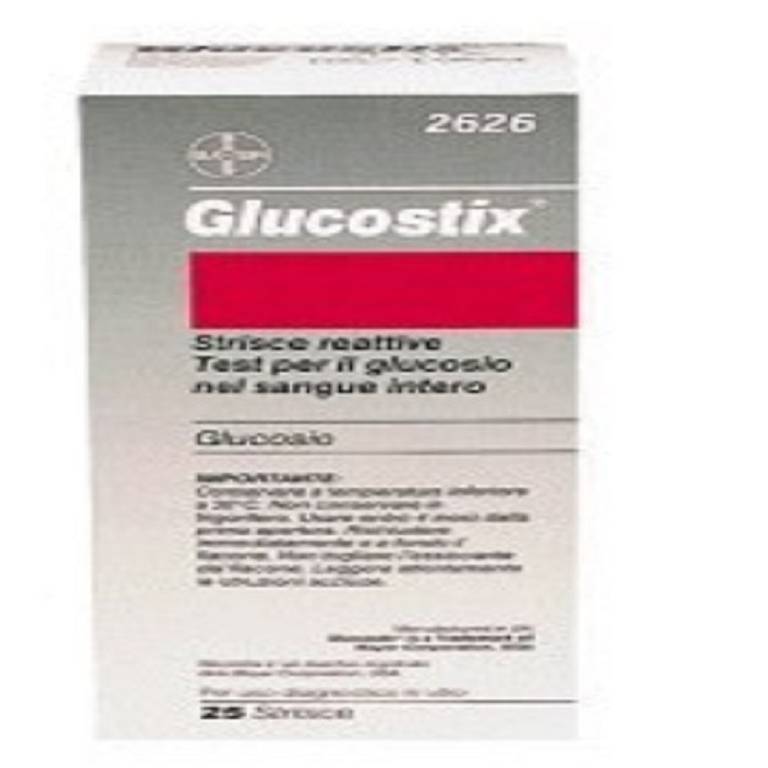 GLUCOSTIX 25STR REATT 2626