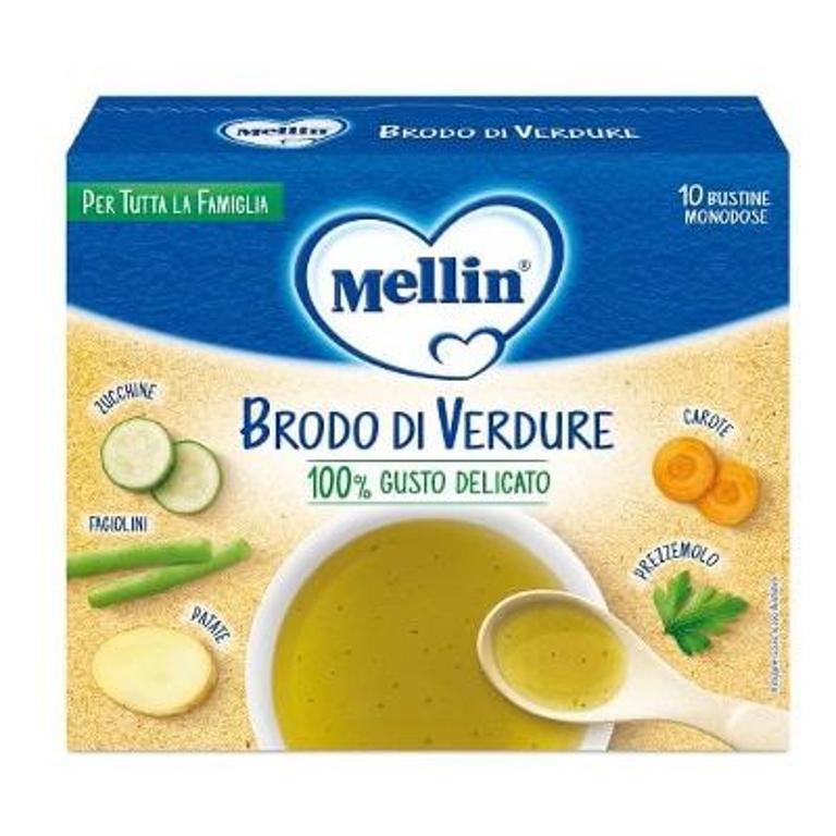 MELLIN BRODO VERDURE 10X8G