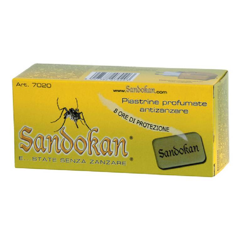 SANDOKAN 30PIASTRINE ANTIZANZ